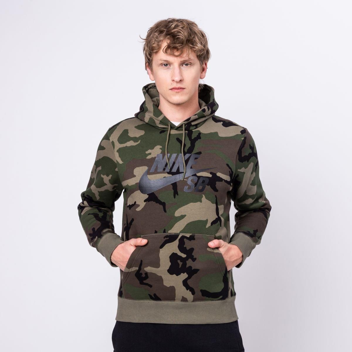 nike sb icon hoodie camo