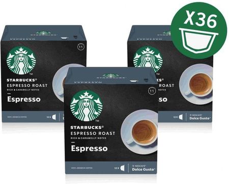 Starbucks Kapsułki Blonde Espresso Roast 12Szt 66 G 3 Opakowania