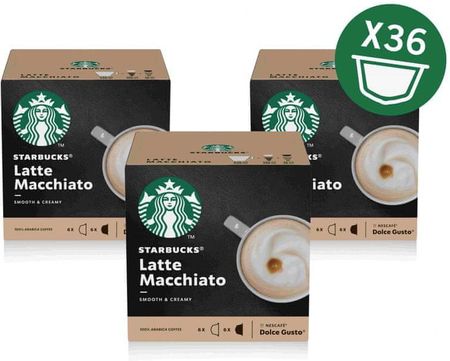 Starbucks Latte Macchiato 12 Kapsułek 129G 3 Opakowania
