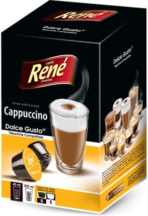 René Kapsułki Cappuccino Ekspresu Do Kawy Dolce Gusto 16Szt