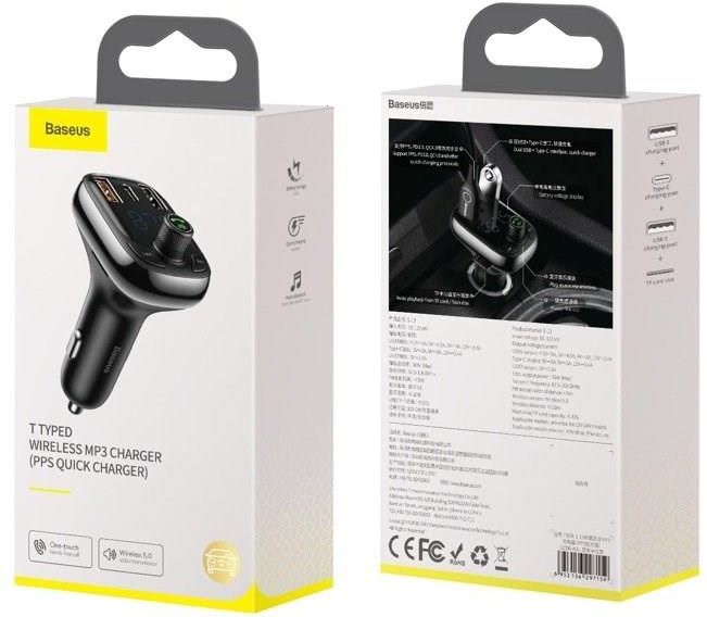 Baseus Transmiter FM CCTM-B01 - zdjęcie 9 Baseus Transmiter FM CCTM-B01