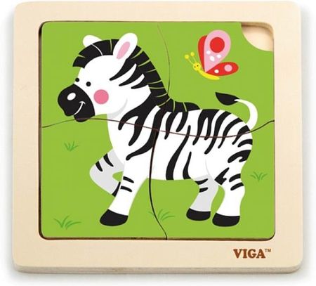 Viga Puzzle Na Podkładce Zebra