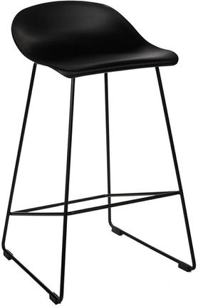 Krzesło barowe Molly czarne Low - 66