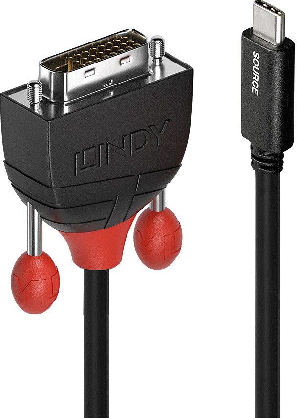 Lindy 43256 Kabel adapter przejściówka USB C DVI 1m (ly43256) Opinie