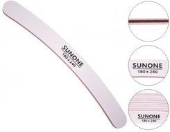 Zdjęcie SUNONE Pilnik do manicure banan biały, gradacja 180/240 10 sztuk - Raciąż