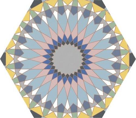 Codicer Hex Kasbah Mix Colors Hexagonal 25x22 