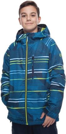 686 Boys Jinx Insl Jkt Bluebird Stripes Strp