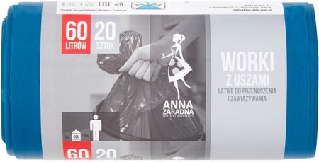 Anna Zaradna Worki Na Śmieci 60L 20 Szt