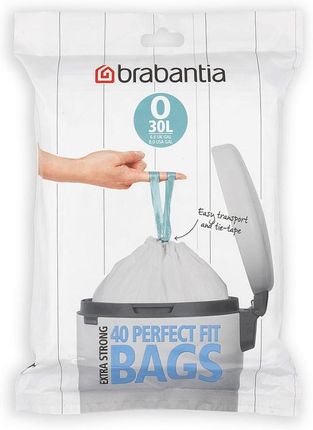Brabantia Perfectfit Bags Worki Na Śmieci O 30 L 40 Szt (124846)