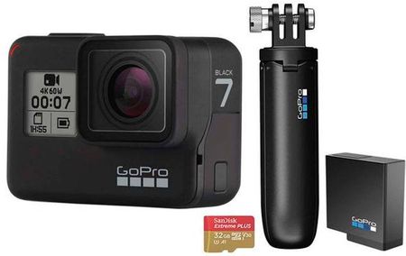 Kamera sportowa GoPro HERO7 Black Bundle - Opinie i ceny na