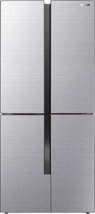 Lodówka Gorenje NRM8182MX Side by Side 181,6 cm Szara