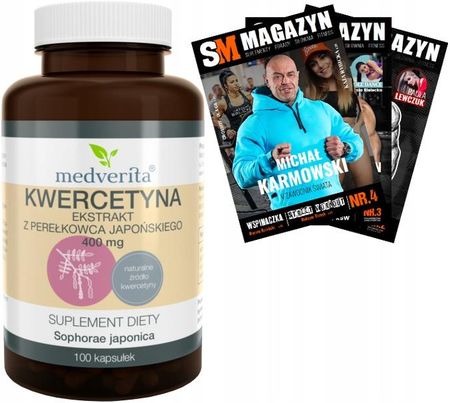 Medverita Kwercetyna 400mg Quercetin 100 kapsułek 