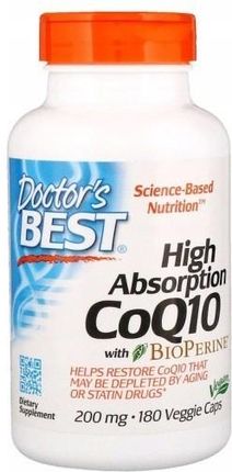 Doctor's Best CoQ10 Koenzym Q 10 200 mg 180 kaps