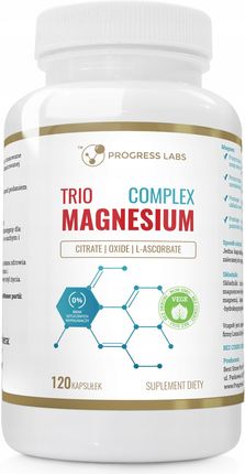 Trio Magnesium Magnez Complex 400mg Vege 120Kaps