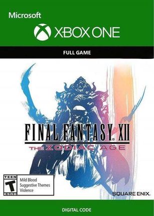 Final Fantasy XII The Zodiac Age (Xbox One Key)