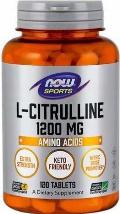 Now Foods L-Citrulline (L-Cytrulina)1200mg 120tabl