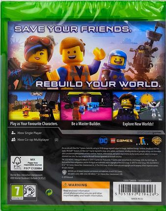 Lego Films The Lego Movie Videogame Xbox 360 The LEGO Movie