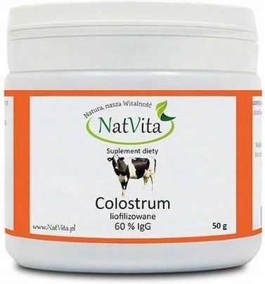 NatVita Colostrum 60% lgG Proszek 50g
