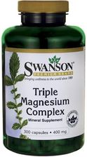 Zdjęcie Swanson Magnez Triple Magnesium 300kaps - Susz