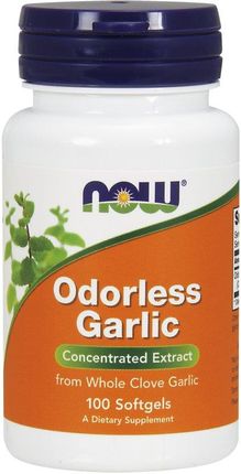 Now Foods Odorless Garlic Czosnek Odporność 100kap