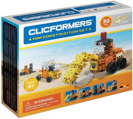 Clicformers Mini Samochody Budowlane