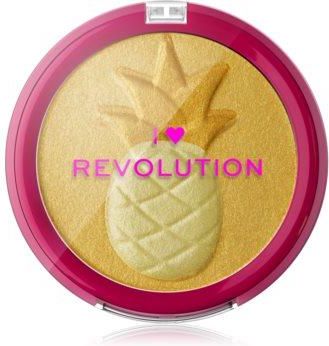 I Heart Revolution Fruity Highlighter Pineapple kompaktowy pudrowy rozświetlacz 9,15g
