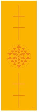 Bodhi Yoga Do Jogi Leela 4Mm Yantra I Wyrównanie Żółty 180Cm