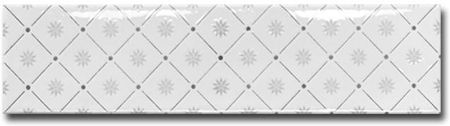 Ceramika Ribesalbes Ocean White Black Decor 7,5x30