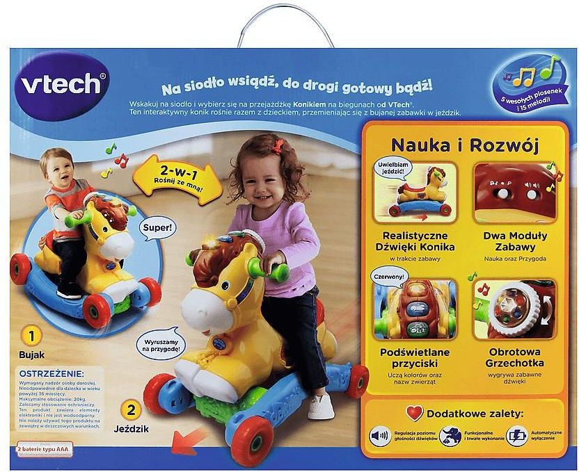 VTech Konik Bujaczek 61088 - zdjęcie 4 VTech Konik Bujaczek 61088
