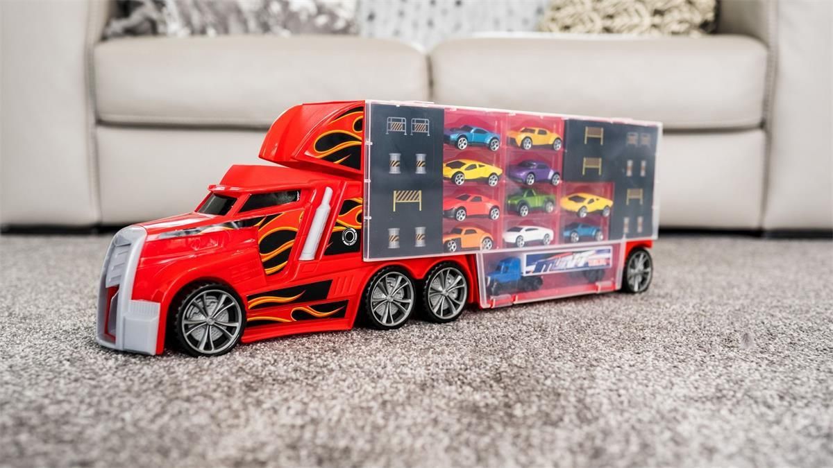 Hti Engine Transporter HTI Teamsterz Ciężarówka Transporter Na Resoraki + 10 Autek - Ceny i ...