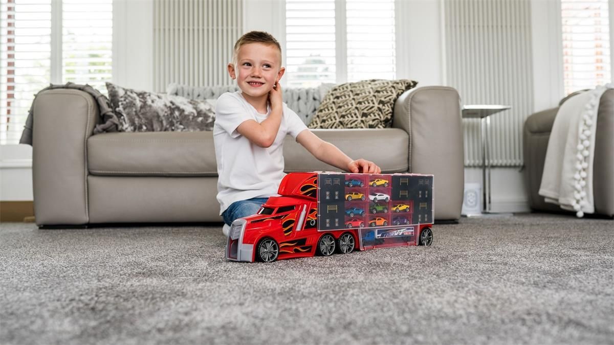 Hti Engine Transporter HTI Teamsterz Ciężarówka Transporter Na Resoraki + 10 Autek - Ceny i ...