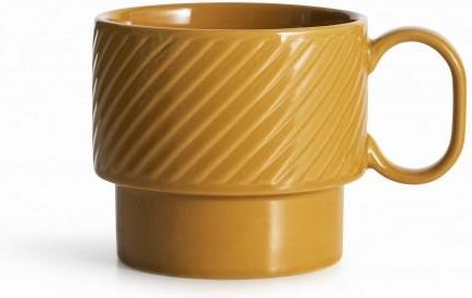 Sagaform Coffee Filiżanka Do Herbaty Żółta Ceramika 0,4 L Wys 9 Cm (Sf5018088)