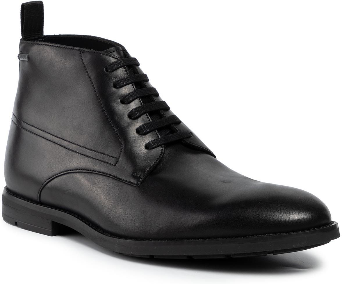 Trzewiki CLARKS Ronnie Up Gtx GORETEX 261452567 Black Leather Ceny