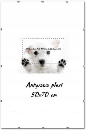 ANTYRAMA PLEXI B2 50x70 70x50 cm RAMKA, RAMA, FV