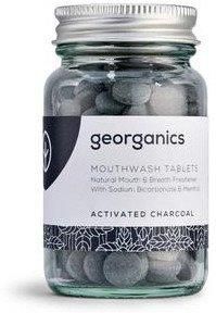 Georganics Tabletki do płukania jamy ustnej WĘGIEL AKTYWNY naturalne 180 tabletek