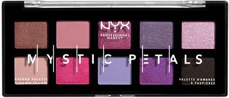 NYX Professional Makeup Mystic Petals Shadow Palette Paleta cieni 01 Midnight Orchid 8 g