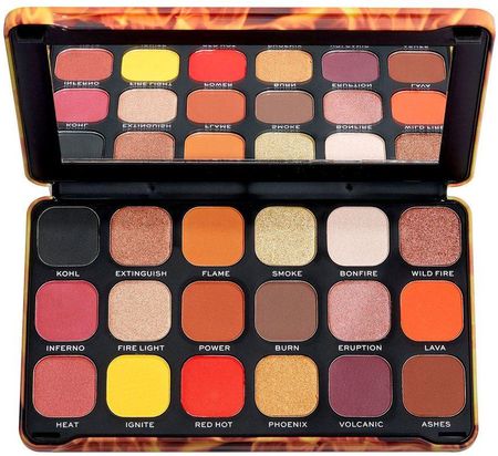 Makeup Revolution Forever Flawless Fire Paleta Cieni