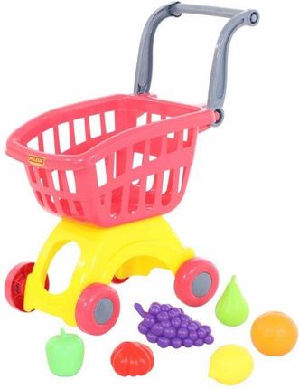 Wader Quality Toys Wózek Sklepowy Różowy + Akcesoria