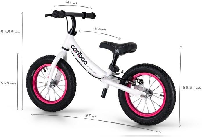 фото Беговел Cariboo Adventure White/Pink