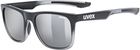 Okulary przeciwsłoneczne Uvex Lgl 42 black transparent