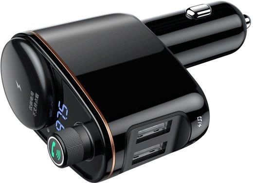 Transmiter Fm Bluetooth z Ładowarką 3.4A + MP3