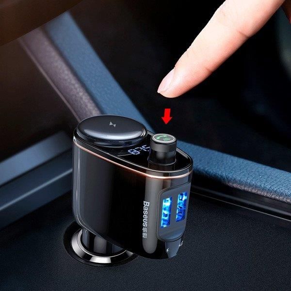 Transmiter Fm Bluetooth z Ładowarką 3.4A + MP3 - zdjęcie 8 Transmiter Fm Bluetooth z Ładowarką 3.4A + MP3