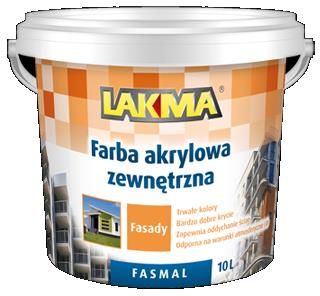 Lakma Fasmal Farba Akrylowo Silikonowa Biały 4Kg