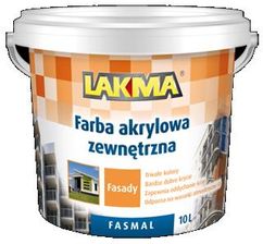Zdjęcie Lakma Fasmal Farba Akrylowo Silikonowa Piaskowy Jasny 1Kg - Ryglice