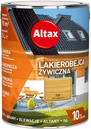 Altax Lakierobejca Żywiczna Dąb 5L 