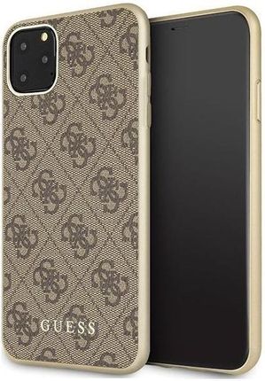 Guess 4G pro Apple iPhone 11 Pro Max (GUHCN65G4GB) Brązowy