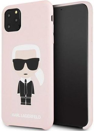 Karl Lagerfeld Iconic do iPhone 11 Pro Max Jasnoróżowy (KLHCN65SLFKPI)