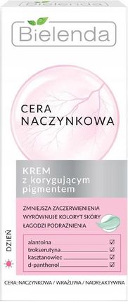 Krem Bielenda Cera Naczynkowa Z Korygującym Pigmentem na dzień 50ml - zdjęcie 4