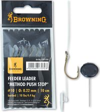 Browning 10 Feeder Method Push Stop Brązowy 10Lbs 4,5Kg 0,22Mm 10Cm 6Szt (4707010)