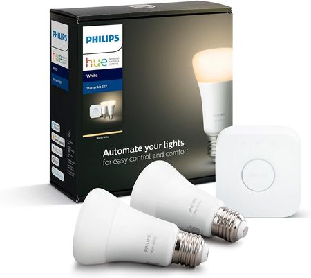 PHILIPS HUE White Zestaw startowy E27 2 szt. (929001821601)